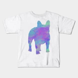 Rainbow Pastel French Bulldog Kids T-Shirt